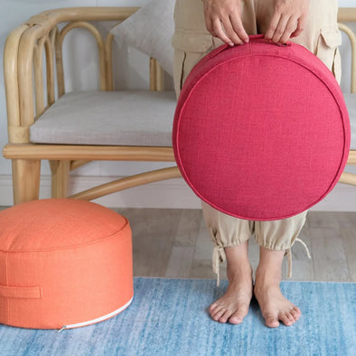 Tea Ceremony Floor Poufs With Fillings