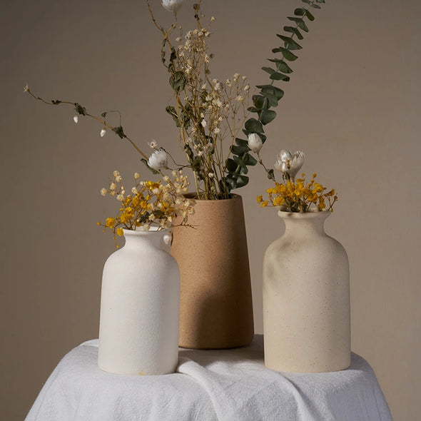 Simple Ceramic Dining Table Vase